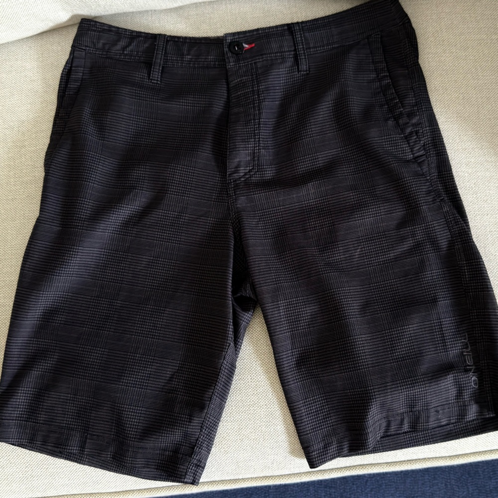 O'Neill Charcoal Checkered Shorts